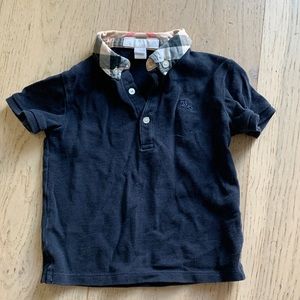 Burberry navy polo